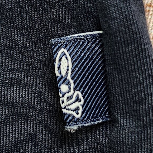 Psycho Bunny Mens Black Long Sleeve Shirt Neon Graphic Logo Size Medium - Picture 4 of 10